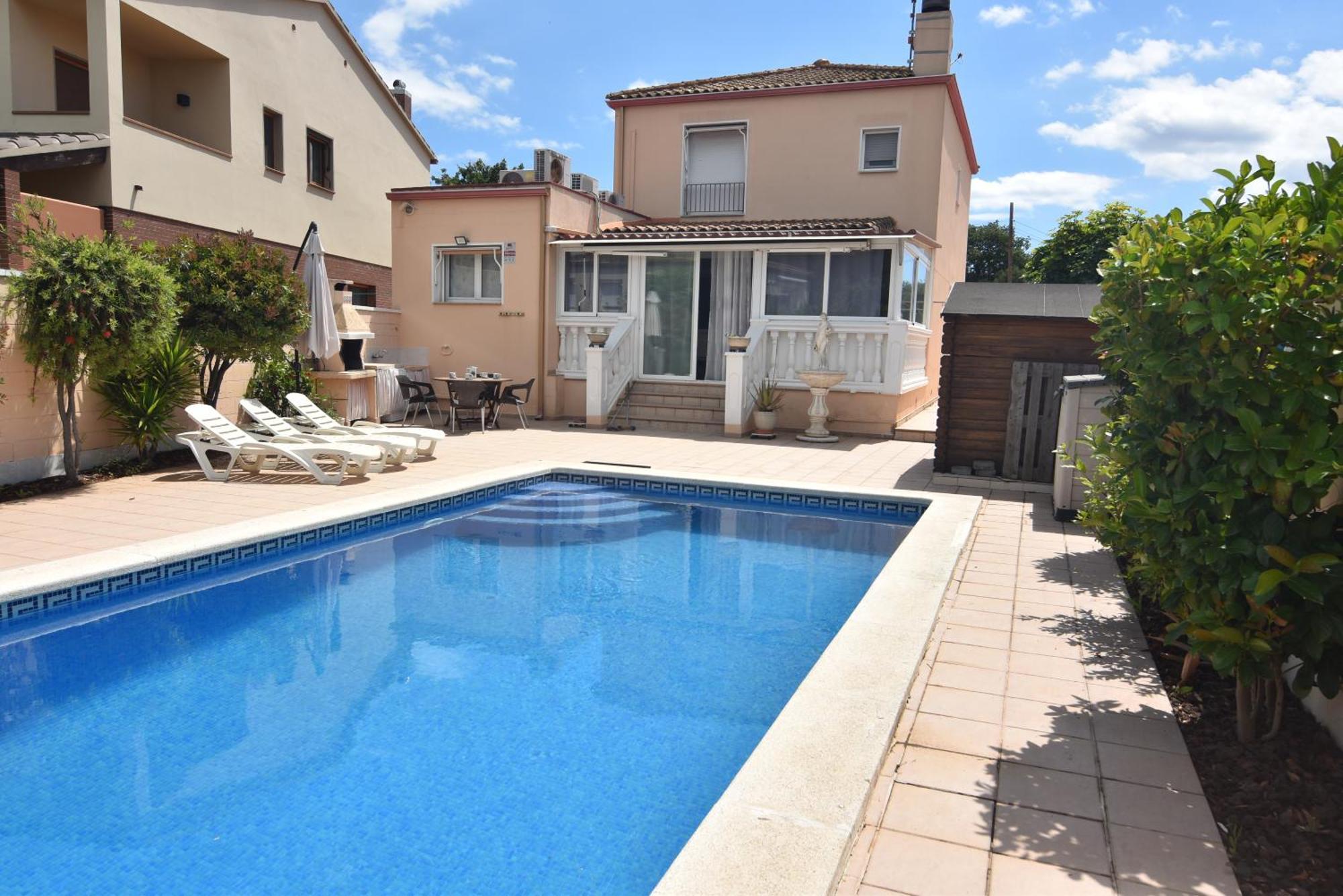 Rnet - Collsacabra Villa Con Piscina Privada Roses Esterno foto